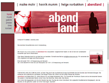Tablet Screenshot of mumm-abendland.de